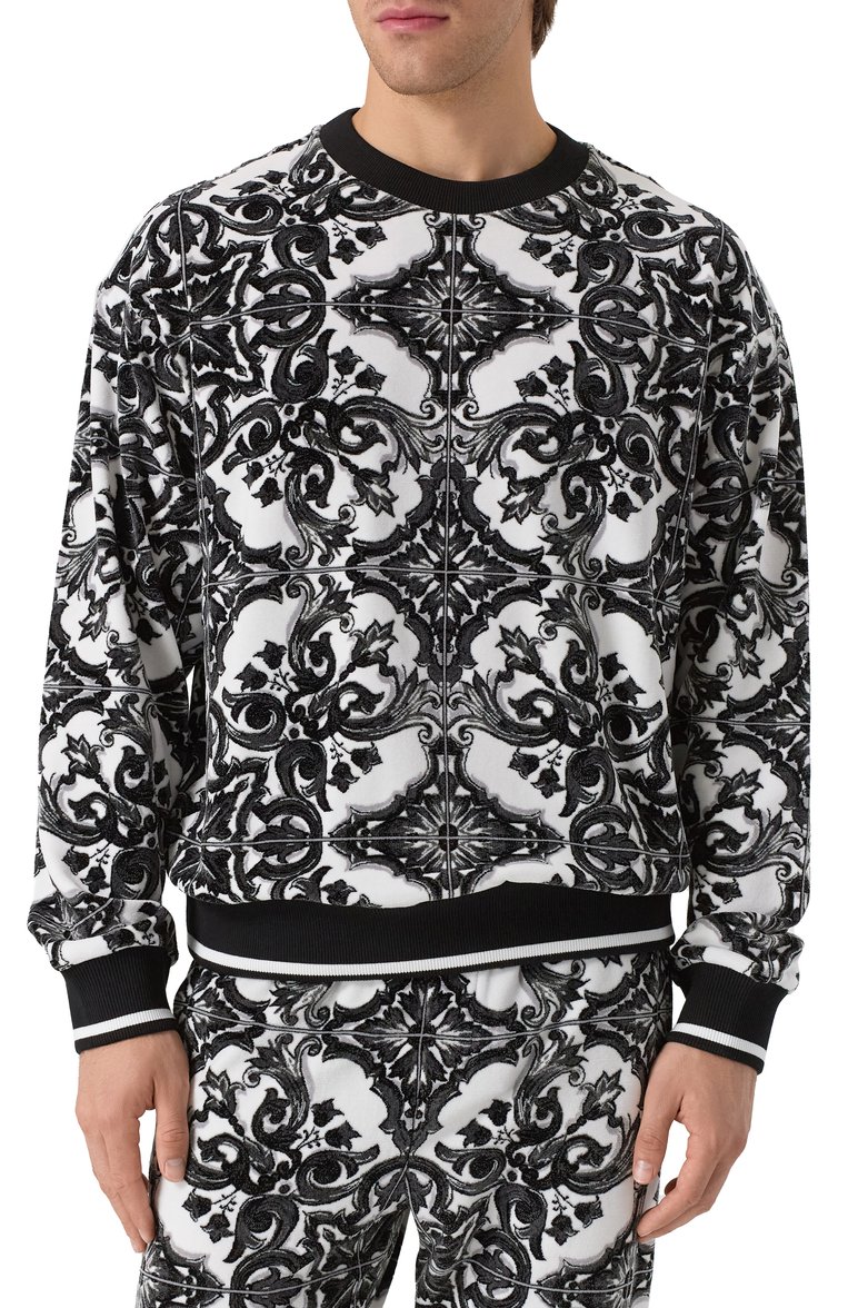 Хлопковы�й свитшот DOLCE & GABBANA, арт. G9AHST/HJMP9, фото 1