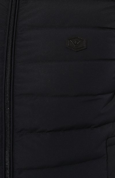 Пуховый жилет EMPORIO ARMANI синего цвета по цене 36000 руб., арт. 8N1BQ1/1NLRZ, фото 5 Пуховый жилет EMPORIO ARMANI, арт. 8N1BQ1/1NLRZ, фото 5