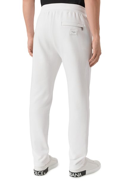 Хлопковые брюки DOLCE & GABBANA, арт. GZ12AT/G7M4Y, фото 4