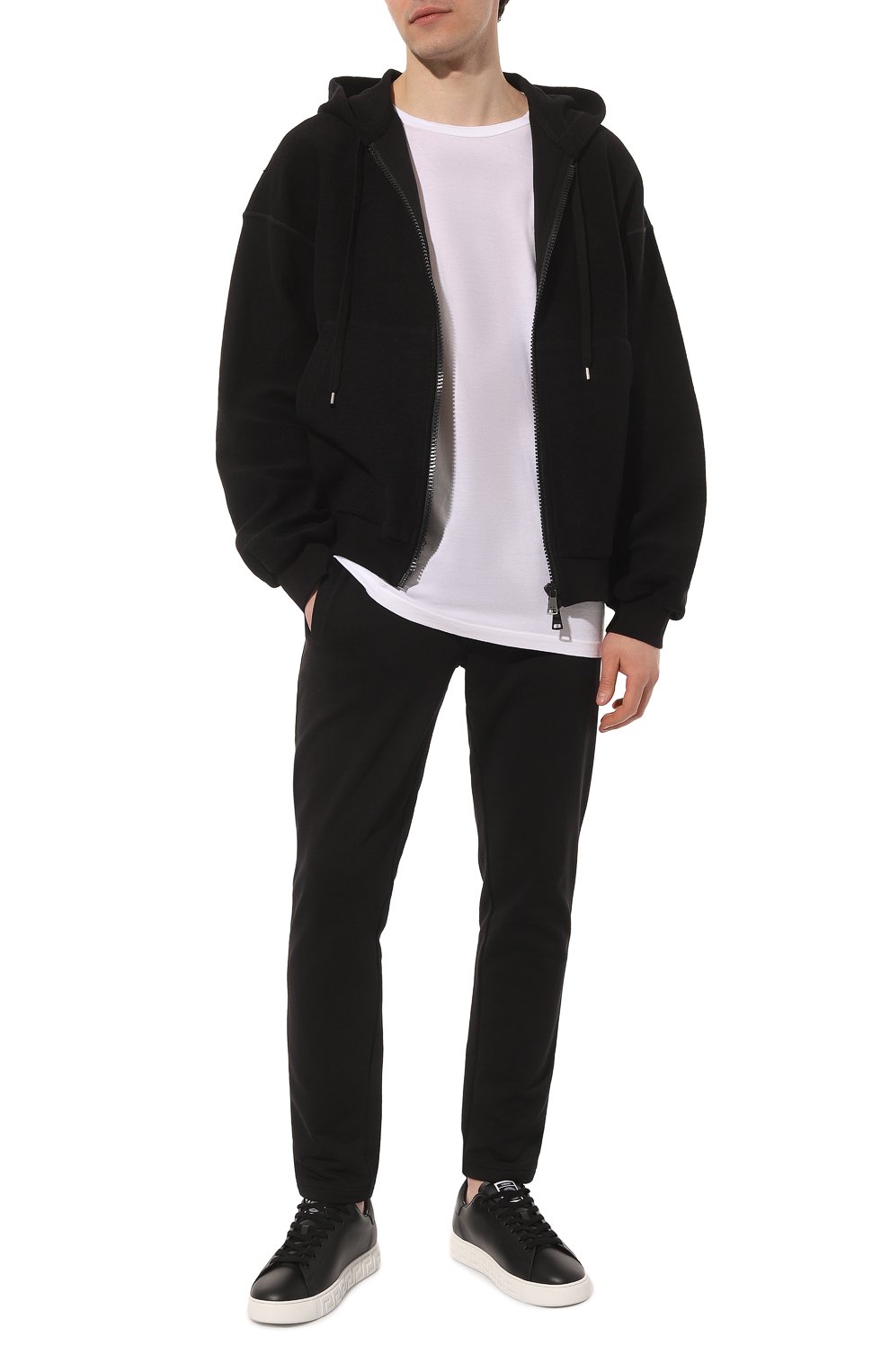 Кеды из экокожи greca VERSACE, арт. 1014460/1A09608, фото 2