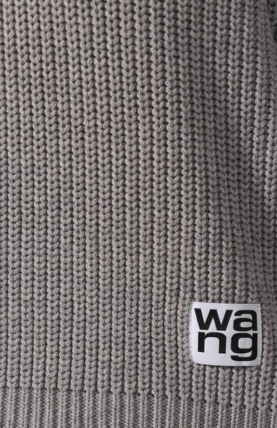 Пуловер с капюшоном ALEXANDERWANG.T светло-серого цвета по цене 45950 руб., арт. 4KC2191042, фото 5 Пуловер с капюшоном ALEXANDERWANG.T, арт. 4KC2191042, фото 5