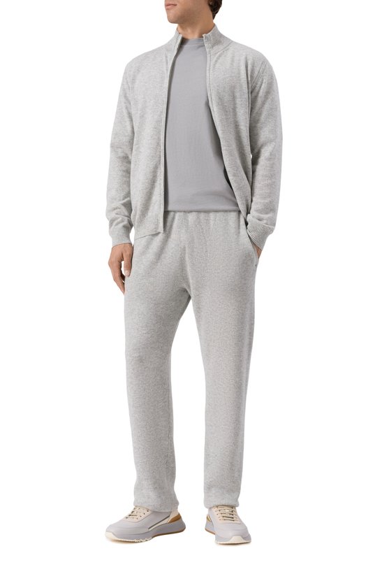 Хлопковая футболка Kiton UMK042101 Серый  UMK042101 Фото 2