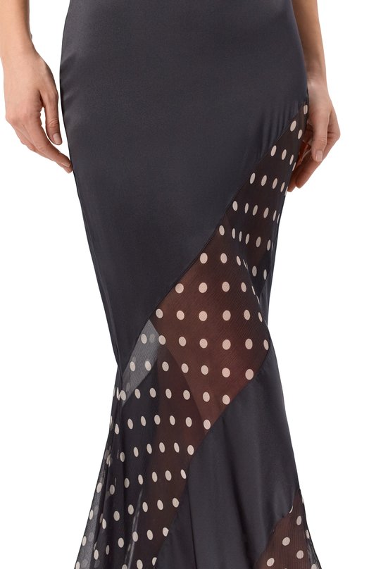 Атласная юбка Nina Ricci 26PCJU030/SE1409 Чёрный  26PCJU030/SE1409 Фото 5