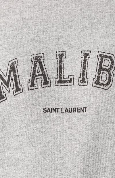 Хлопковый свитшот SAINT LAURENT, арт. 603233/YBPZ2, фото 5