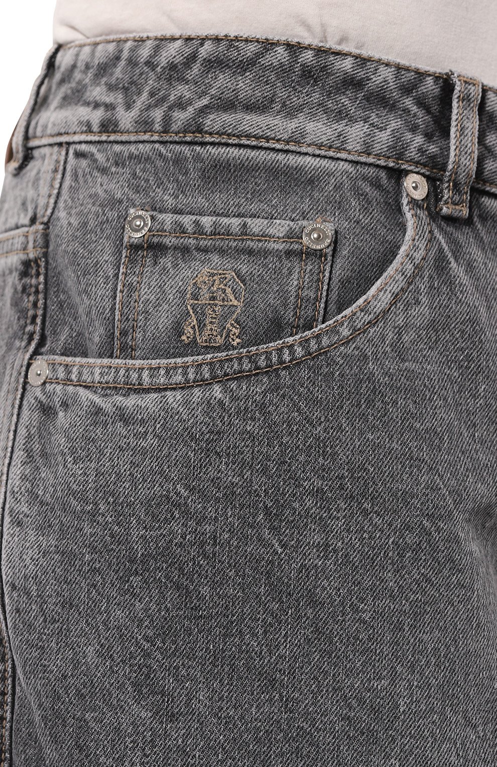 Джинсы loose fit BRUNELLO CUCINELLI, арт. MA095B2172, фото 5