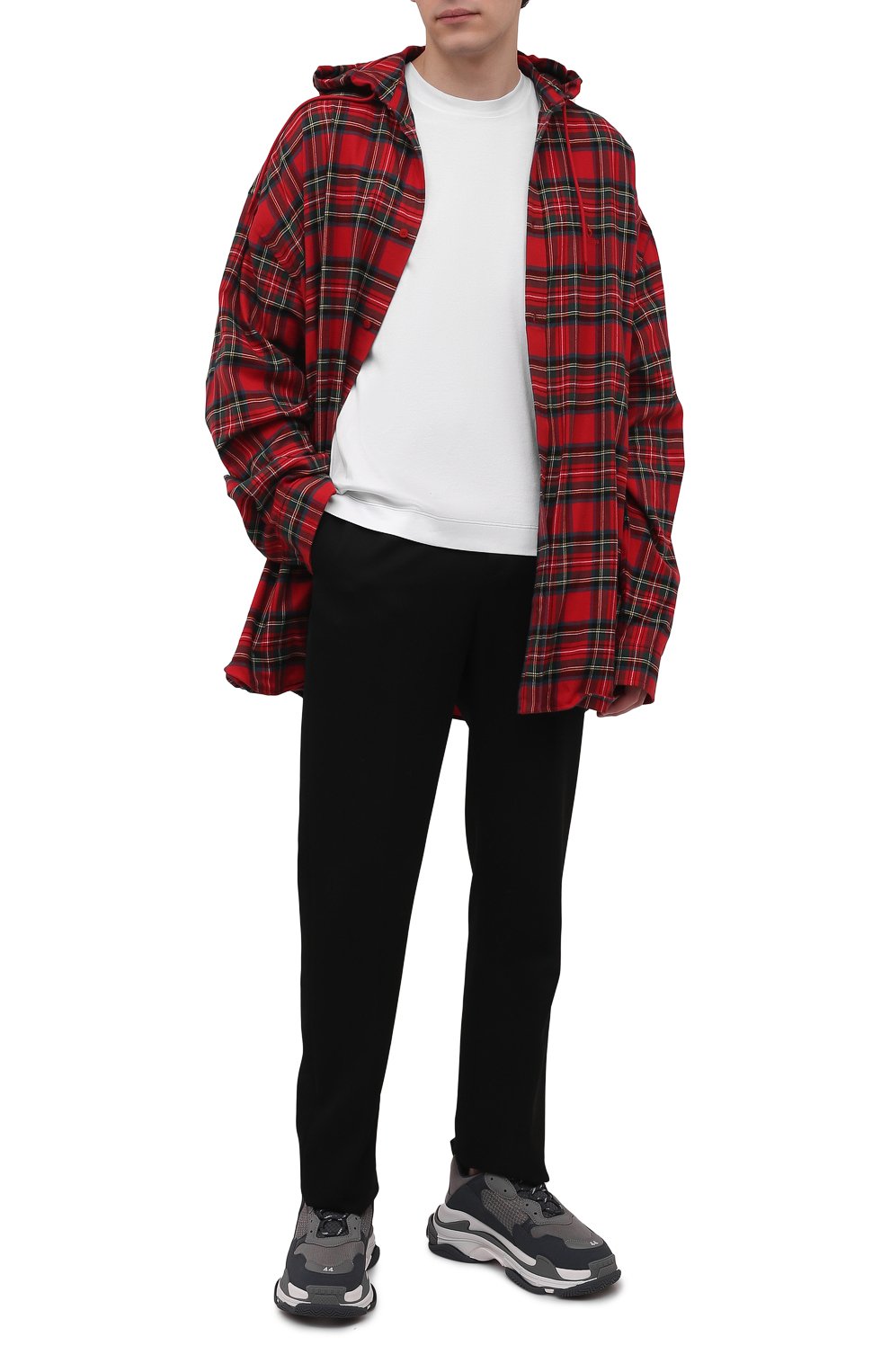 Хлопковая рубашка BALENCIAGA, арт. 681003/TLM19, фото 2