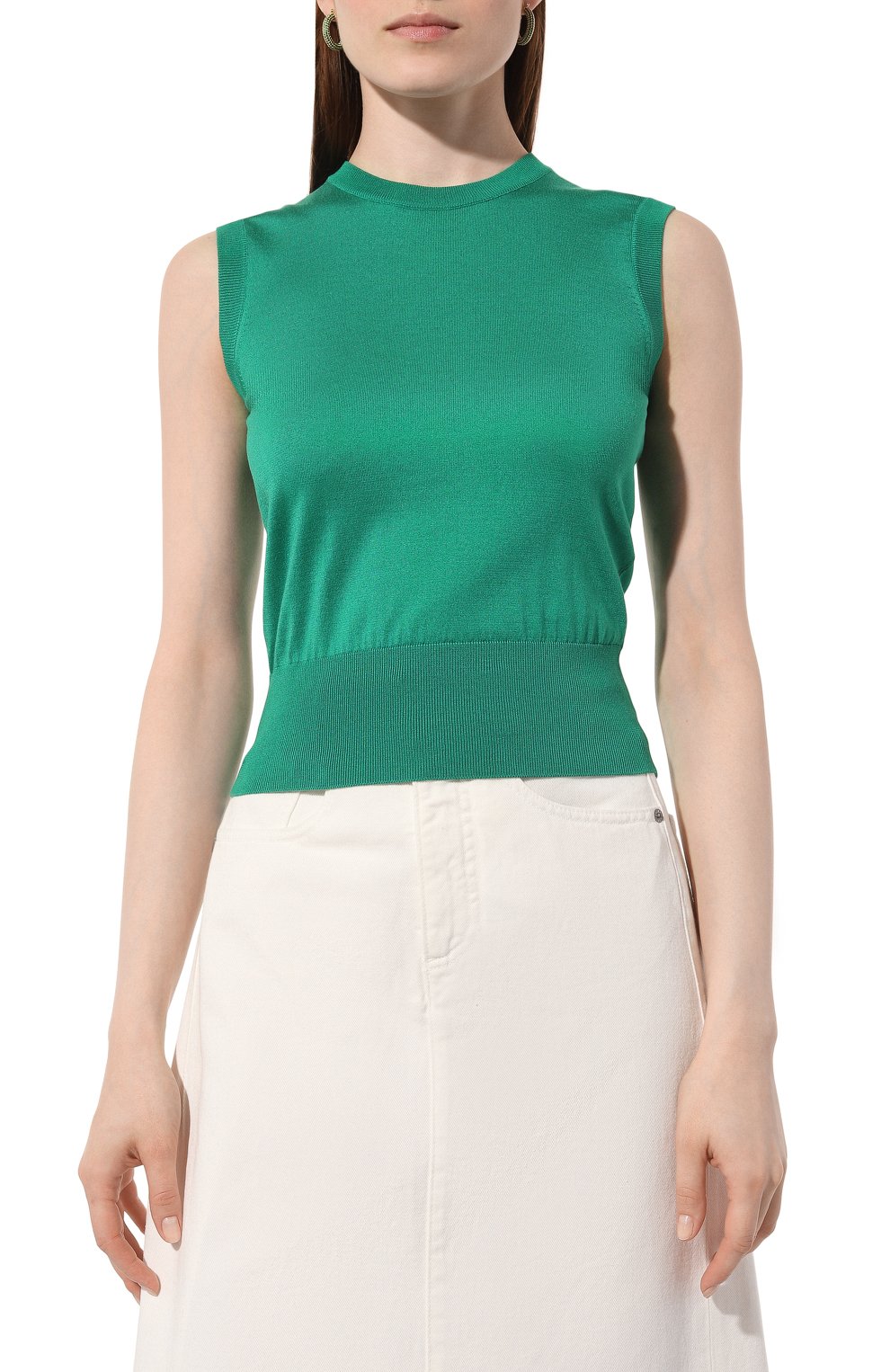 Шелковый топ DOLCE & GABBANA, арт. FXT04T/JBSHX, фото 3