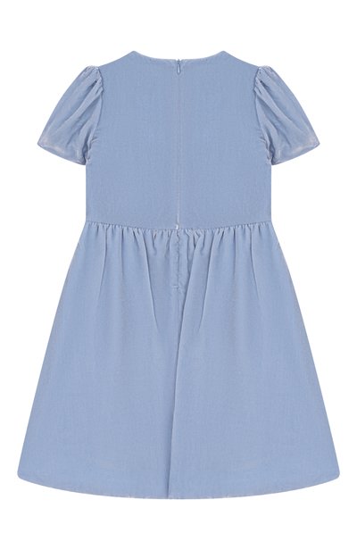Платье из вискозы и шелка ELIE SAAB KIDS, арт. EFAB149/TS1127_001, фото 2