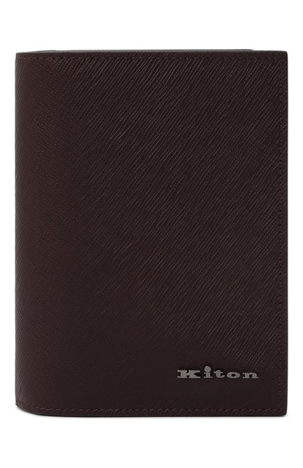 Мужской кожаная обложка для паспорта KITON, арт. UPEA030N0126905
