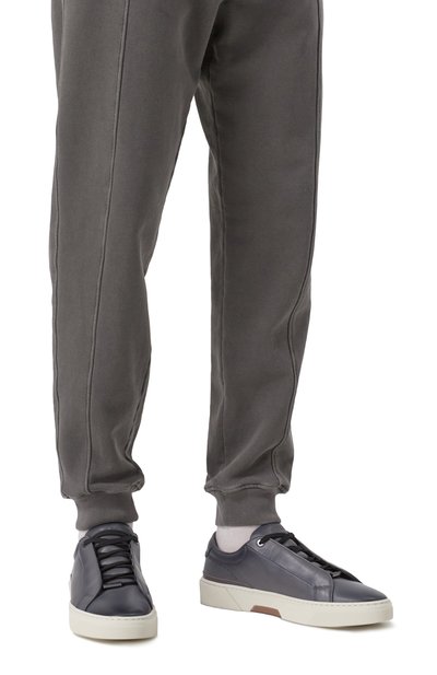 Кожаные кеды gary BOSS, арт. 50536619, фото 3