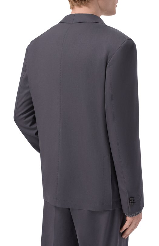 Шерстяной пиджак 12 STOREEZ 136033 Серый  136033 Фото 4