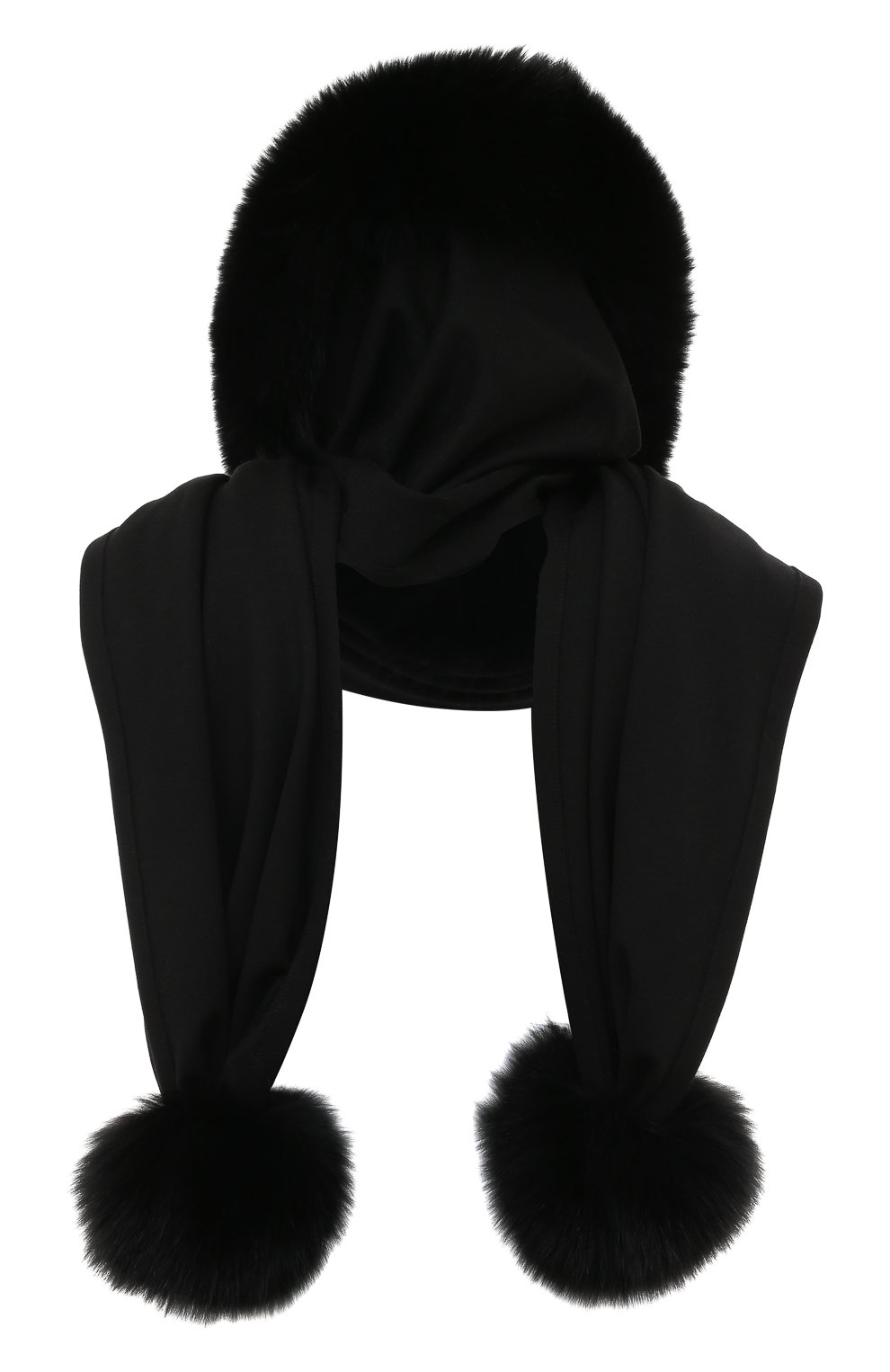 Капюшон с отделкой из песца VICTORIA KUSENKOVA, арт. 199305002548, фото 3