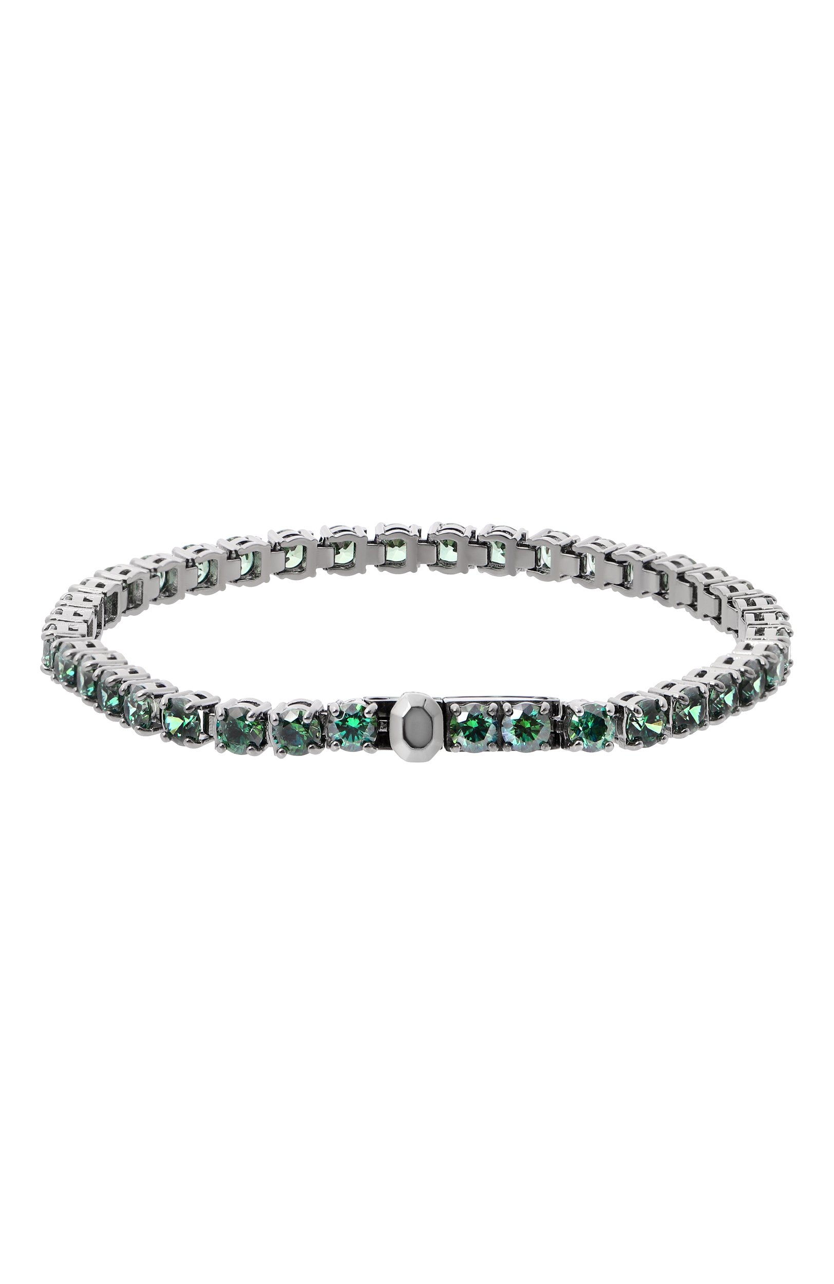 Браслет matrix tennis SWAROVSKI зеленого цвета по цене 29950 руб., арт. 5743444, фото 3 Браслет matrix tennis SWAROVSKI, арт. 5743444, фото 3