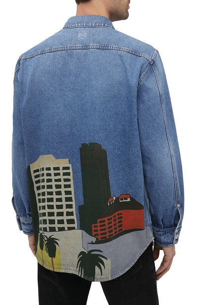 Джинсовая рубашка LOEWE, арт. H897Y02X01, фото 4