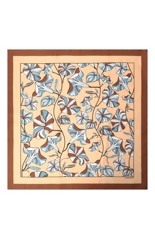 Шелковый платок Coccinelle E7 TNZ 38 01 01 Бежевый  E7 TNZ 38 01 01 Фото 4