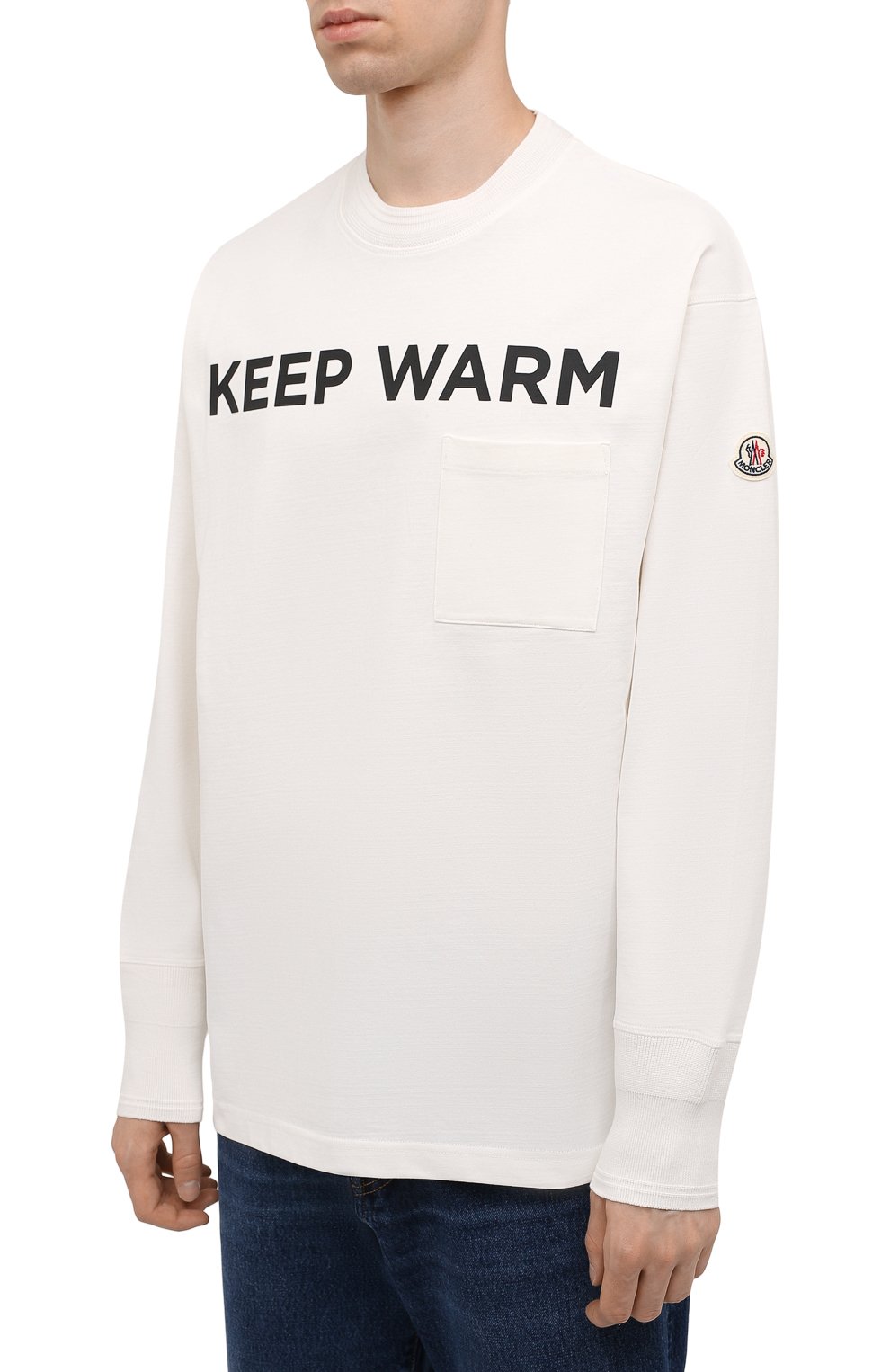 Хлопковый лонгслив MONCLER, арт. G2-091-8D000-06-899H5, фото 3