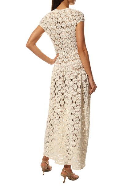 Хлопковое платье JIL SANDER, арт. JSPU717041-WU253208, фото 4