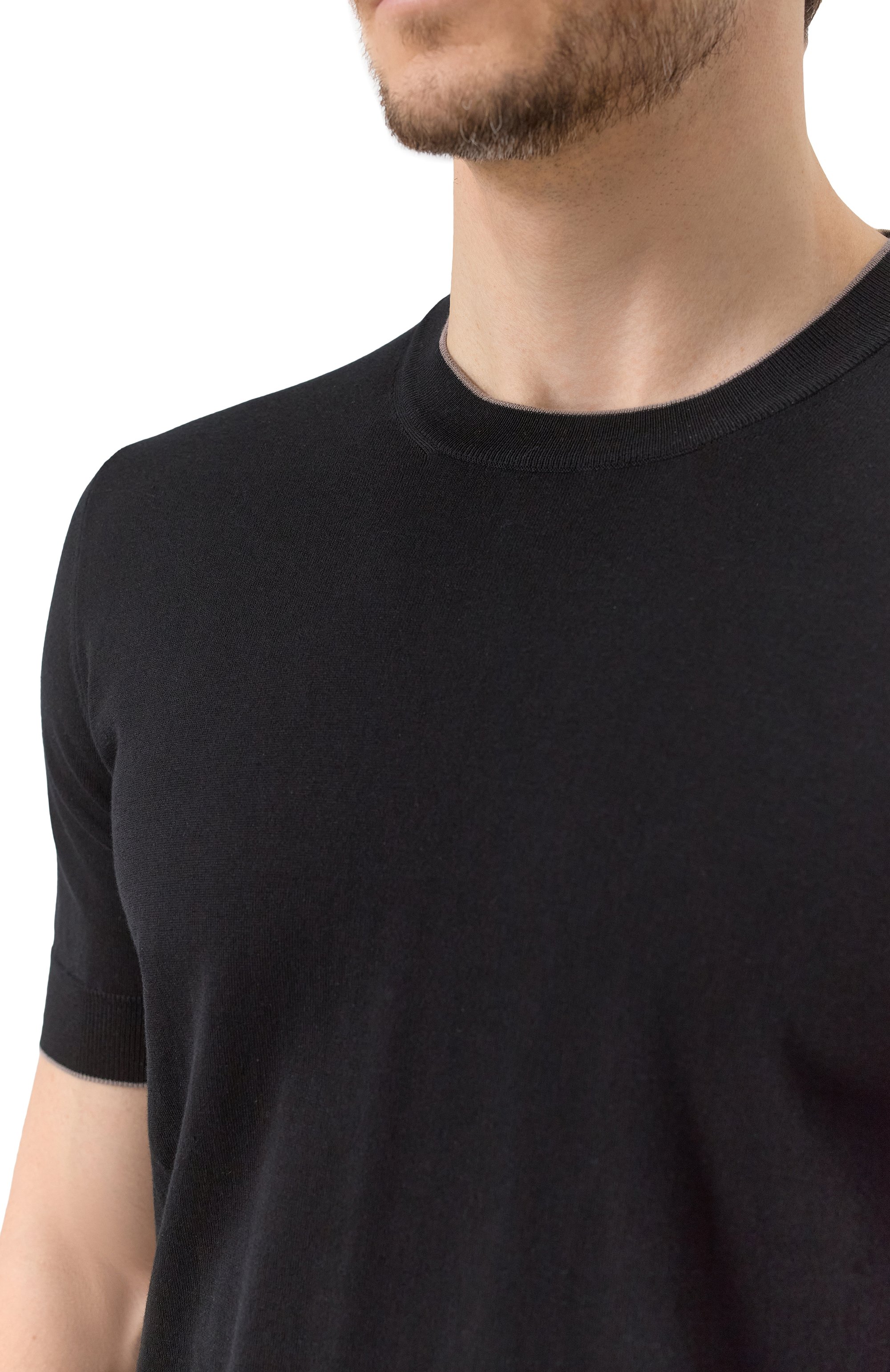 Хлопковый джемпер BRUNELLO CUCINELLI, арт. M29805200, фото 5