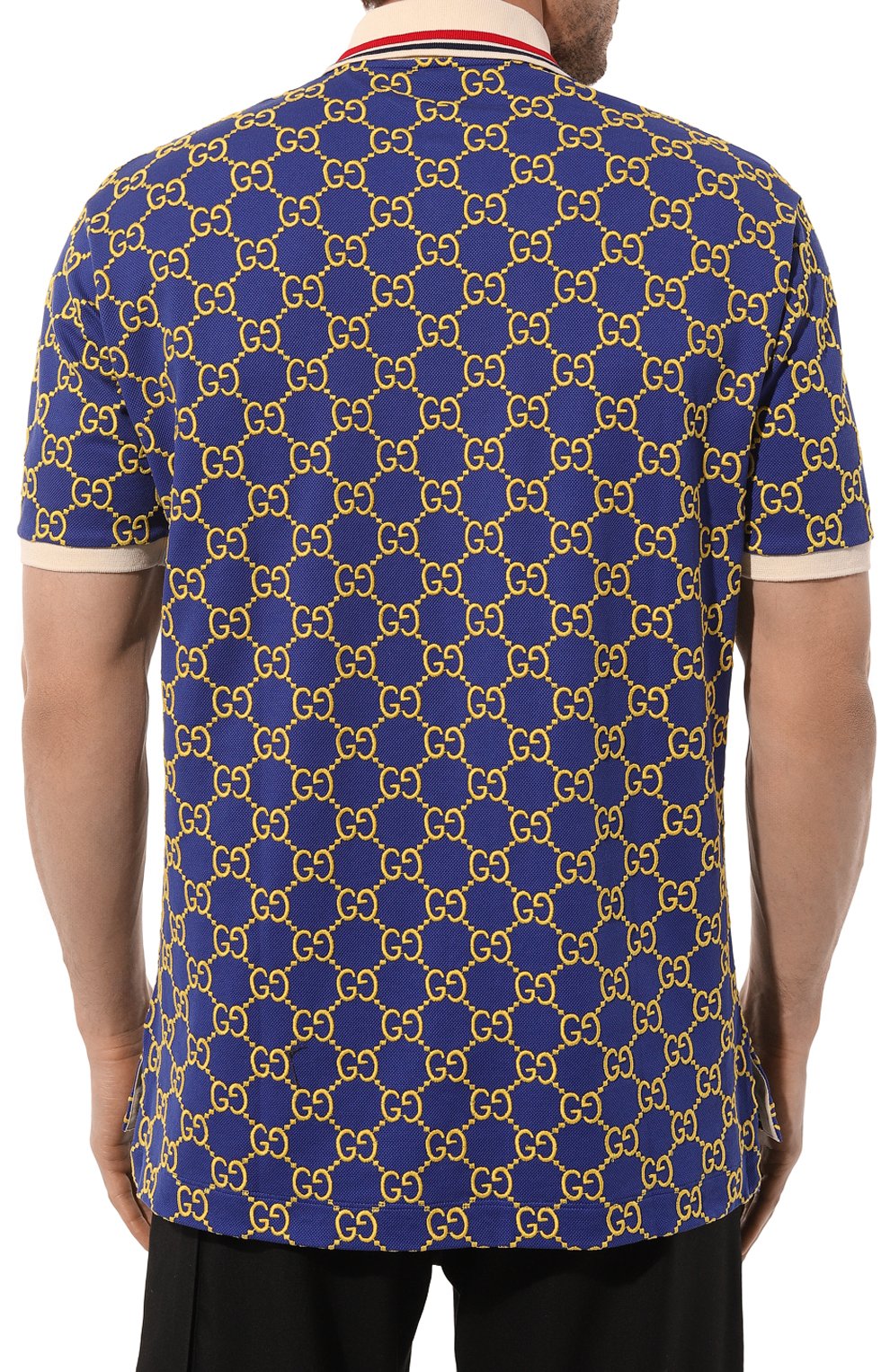 Хлопковое поло GUCCI, арт. 753572/XJFUG, фото 4