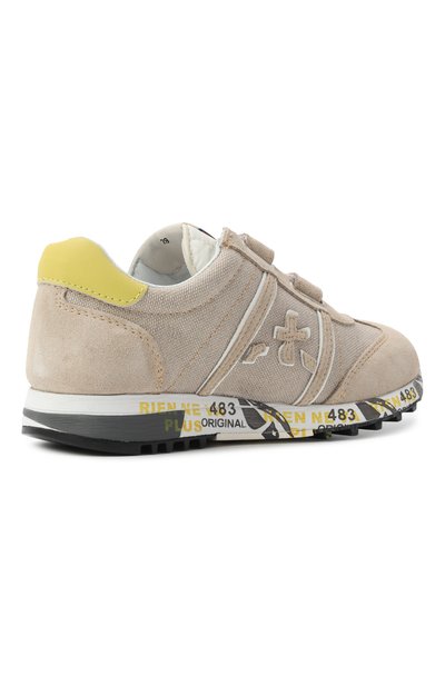 Комбинированные кроссовки lucy PREMIATA WILL BE светло-бежевого цвета по цене 27400 руб., арт. 23021945/LUCY V/27-35, фото 3 Комбинированные кроссовки lucy PREMIATA WILL BE, арт. 23021945/LUCY V/27-35, фото 3