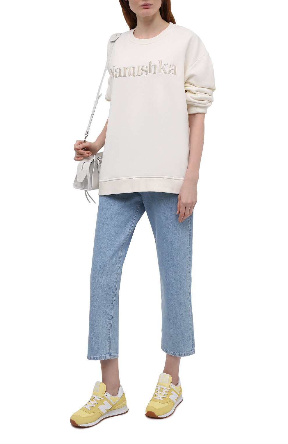 Комбинированные кроссовки 574 classic NEW BALANCE, арт. WL574PK2/B, фото 2