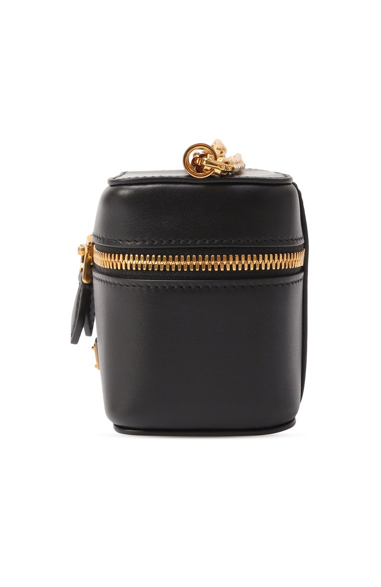 Женская сумка sicily DOLCE & GABBANA черного цвета, арт. BB7733/B7321 | Фото 4 (Размер: mini; Ремень/цепочка: На ремешке; Материал: Натуральная кожа; Автоматизация состава: Проставлено; Автоматизация ТО: Проставлено)