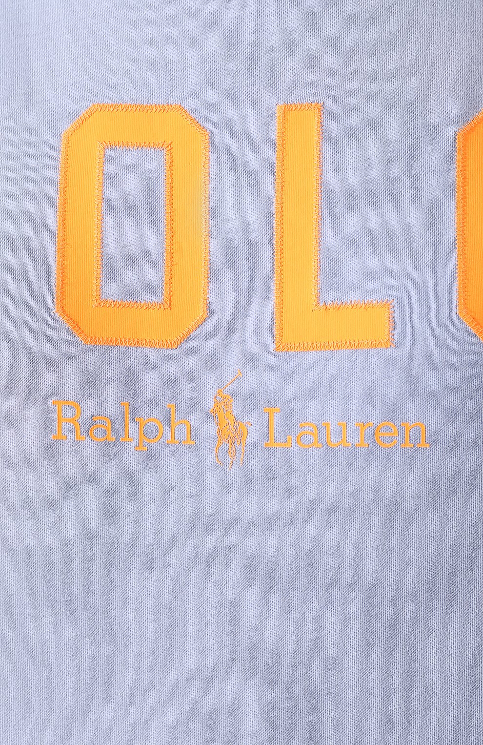 Хлопковая футболка POLO RALPH LAUREN голубого цвета по цене 8995 руб., арт. 211780287, фото 5 Хлопковая футболка POLO RALPH LAUREN, арт. 211780287, фото 5