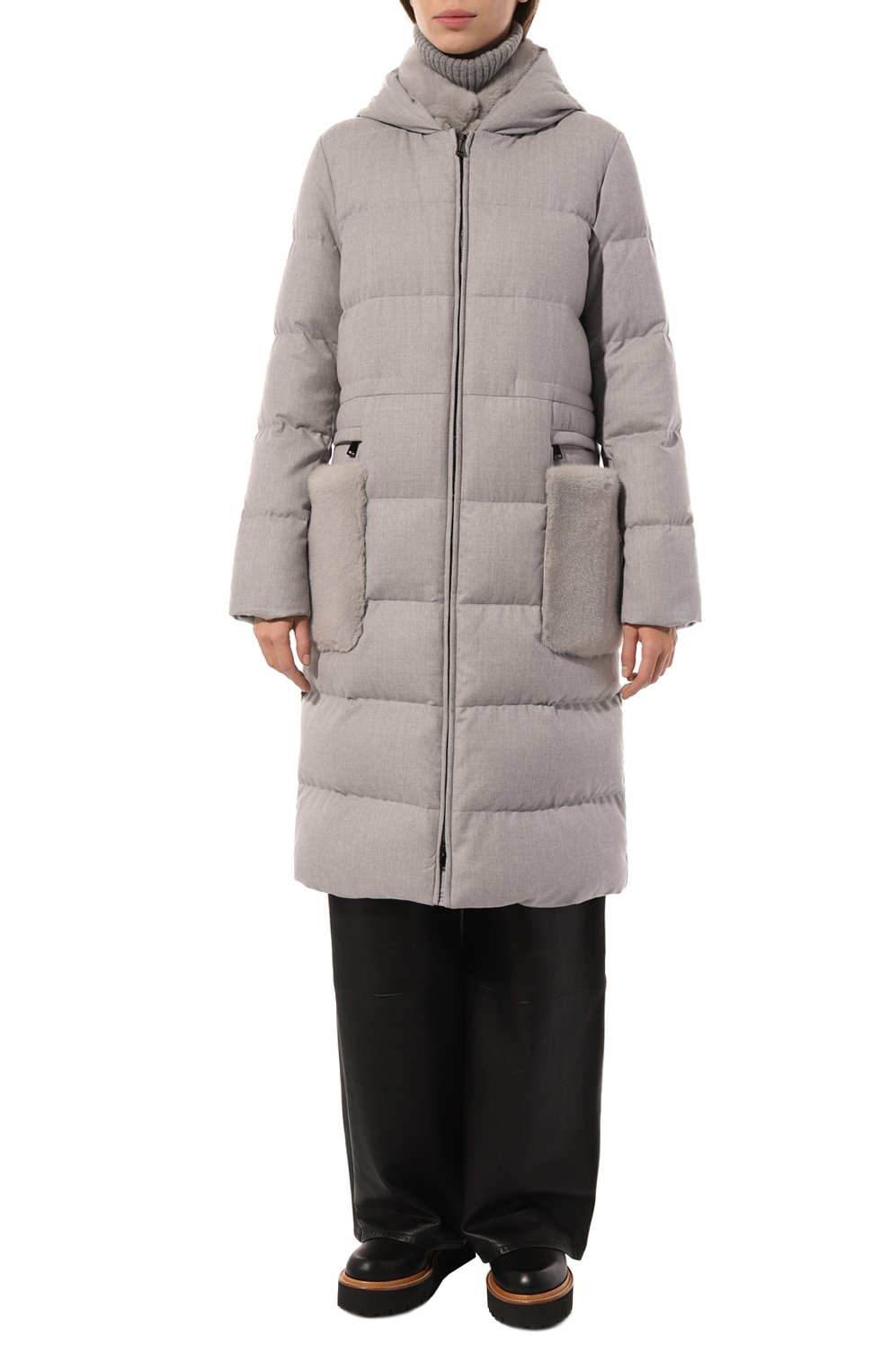 Пуховик MANZONI24, арт. 24M1309-ZELUR0V/, фото 3