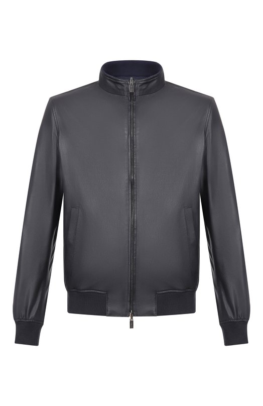 Двусторонний кожаный бомбер Gimo's 6S20.1.090.62R/112 Чёрный 6S20.1.090.62R/112