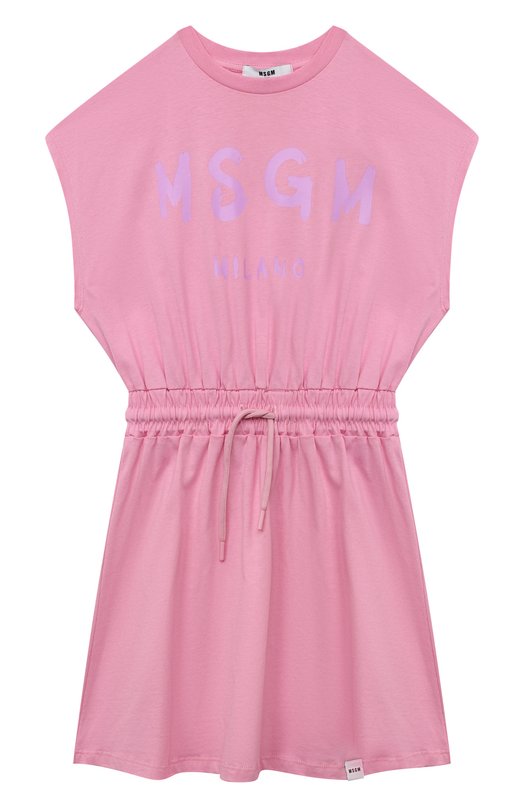 

Хлопковое платье MSGM kids, Розовый