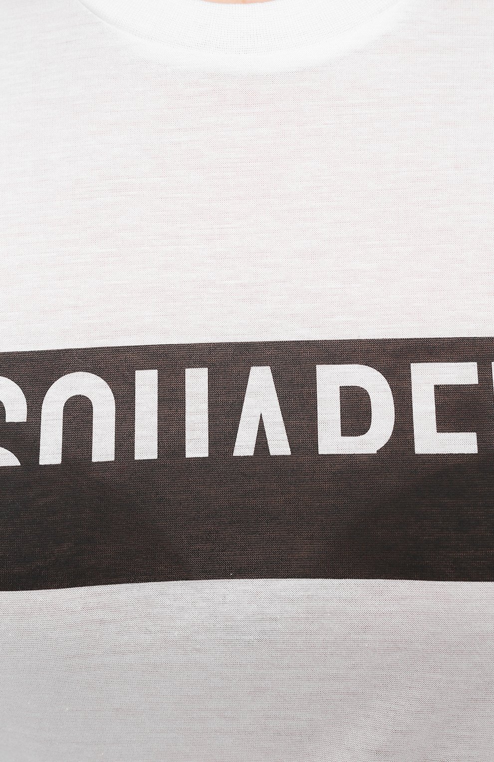 Хлопковая футболка DSQUARED2 белого цвета по цене 22650 руб., арт. S75GD0153/S23848, фото 5 Хлопковая футболка DSQUARED2, арт. S75GD0153/S23848, фото 5
