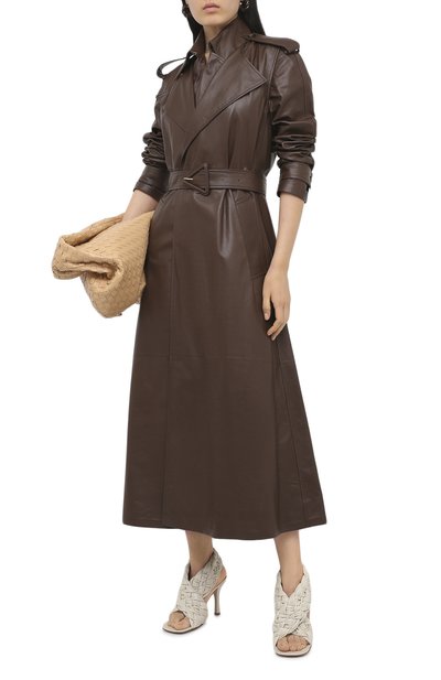 Кожаный тренч BOTTEGA VENETA, арт. 640244/V06E0, фото 2
