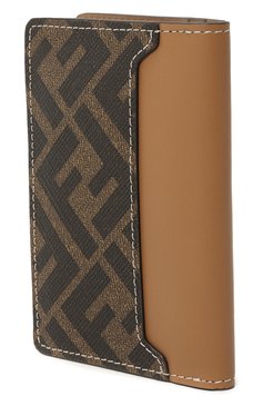Мужской футляр для кредитных карт FENDI коричневого цвета, арт. 7M0349 AFF2 | Фото 2 (Нос: Не проставлено; Материал: Натуральная кожа; Материал сплава: Проставлено)
