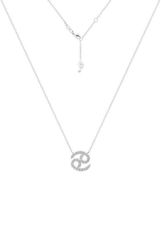 Кулон Zodiac - рак Mercury MP29204/WG Бесцветный MP29204/WG