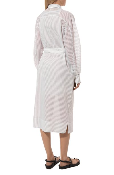 Платье из хлопка и шелка BRUNELLO CUCINELLI, арт. MP781AMG21, фото 4