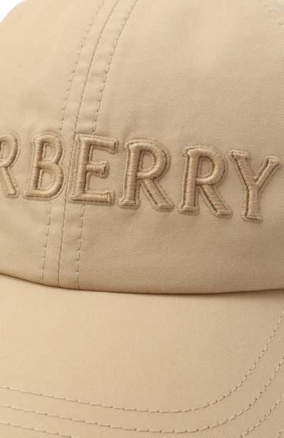 Хлопковая бейсболка BURBERRY, арт. 8108831, фото 3