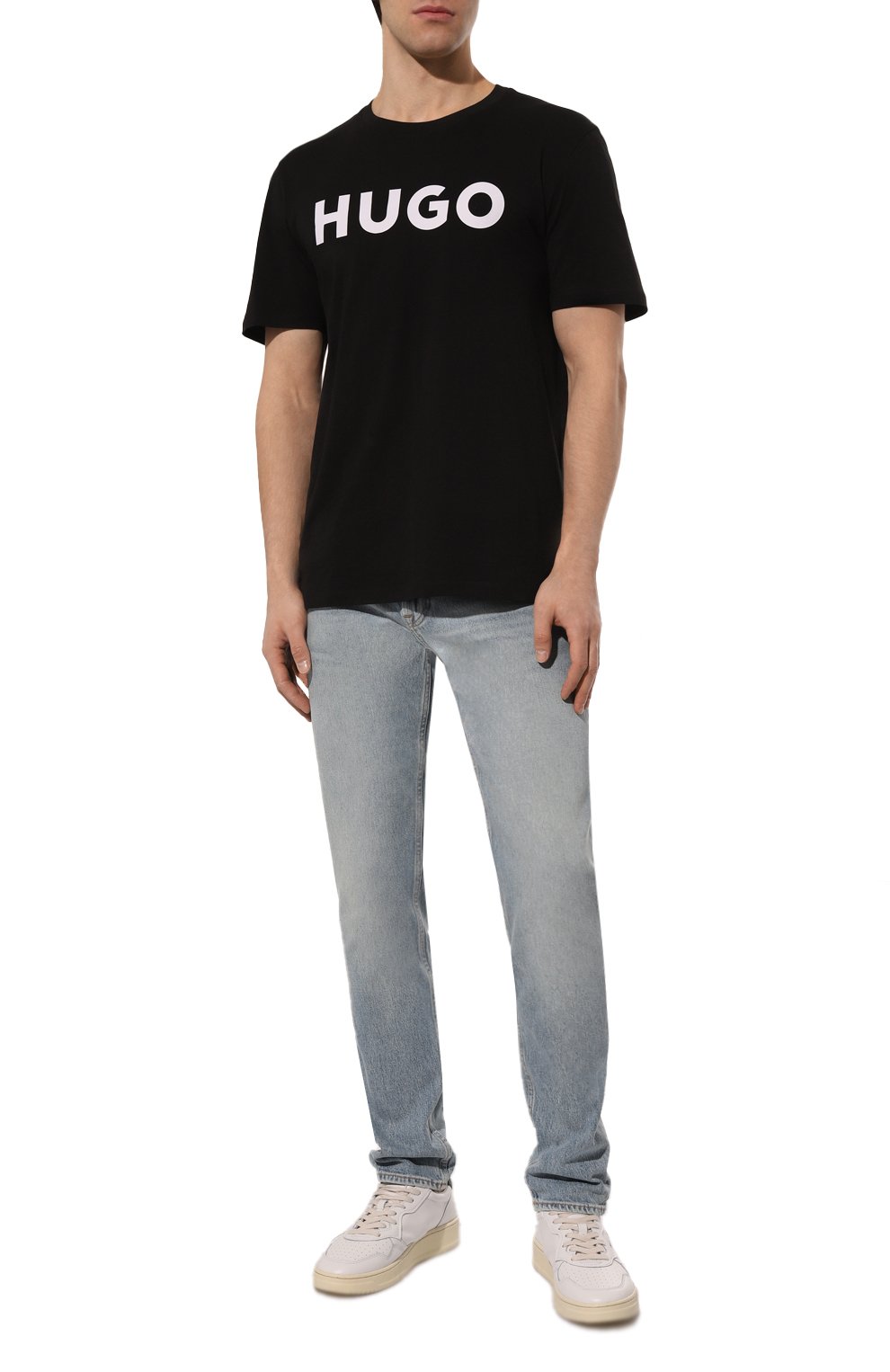 Хлопковая футболка HUGO, арт. 50467556, фото 2