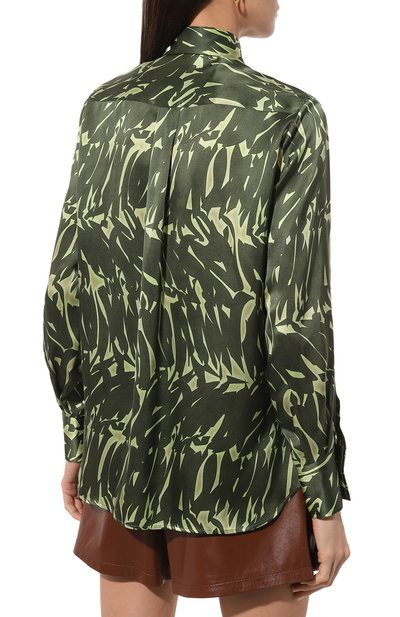 Шелковая блузка KITON, арт. D55442K0978C, фото 4