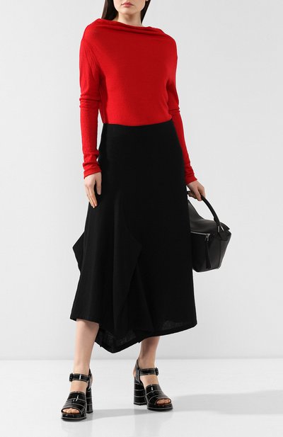 Шерстяные брюки YOHJI YAMAMOTO, арт. YJ-P11-126, фото 2