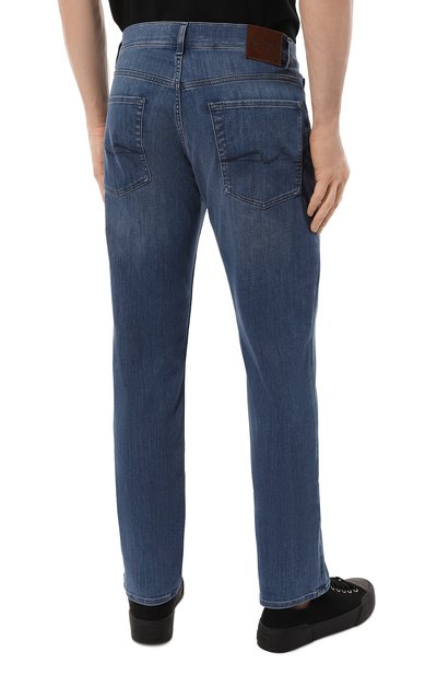 Джинсы 7 FOR ALL MANKIND синего цвета по цене 29900 руб., арт. JSMNB800EM, фото 4 Джинсы 7 FOR ALL MANKIND, арт. JSMNB800EM, фото 4