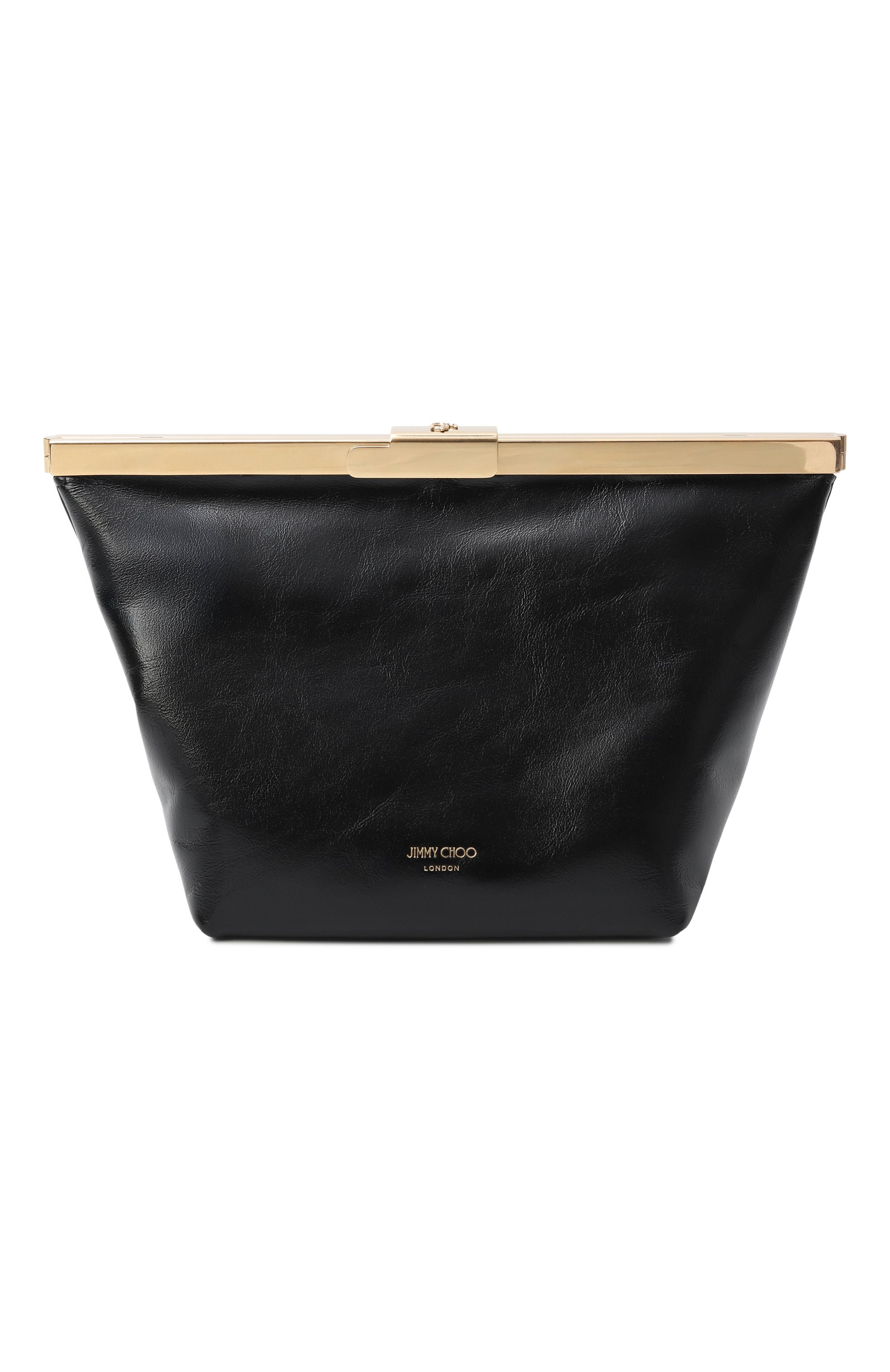 Клатч ganache JIMMY CHOO черного цвета по цене 89950 руб., арт. GANACHEGUV, фото 1 Клатч ganache JIMMY CHOO, арт. GANACHEGUV, фото 1