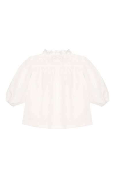 Блузка C`ERA UNA VOLTA молочного цвета по цене 21150 руб., арт. SS26SI03110, фото 2 Блузка C`ERA UNA VOLTA, арт. SS26SI03110, фото 2