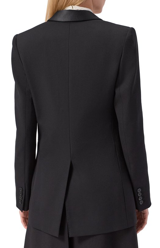 Шерстяной жакет Chloé CH25AVE55067 Чёрный  CH25AVE55067 Фото 4