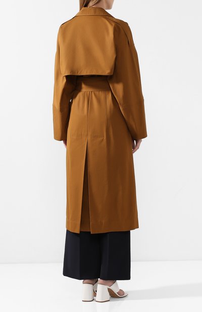 Хлопковый тренч VICTORIA BECKHAM, арт. 1120WCT000906A, фото 4