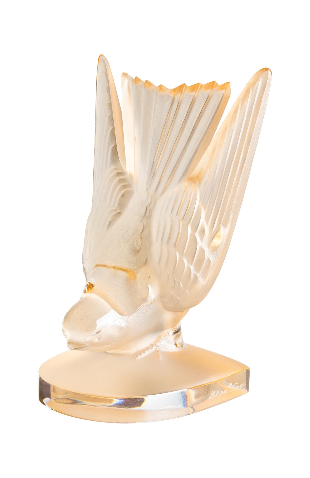 Пресс-папье hirondelles LALIQUE золотого цвета по цене 111500 руб., арт. 10646400, фото 1 Пресс-папье hirondelles LALIQUE, арт. 10646400, фото 1