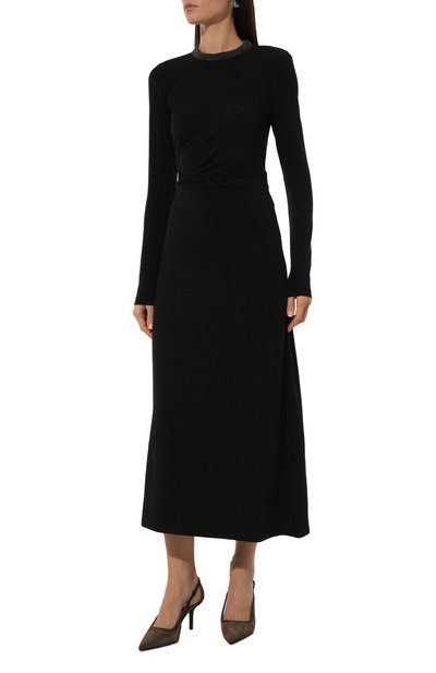 Шерстяное платье BRUNELLO CUCINELLI, арт. MPR25AHR33, фото 3