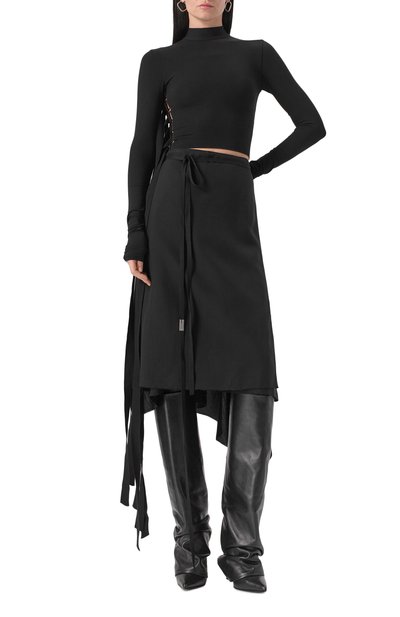 Топ из вискозы ANN DEMEULEMEESTER, арт. B0012573/FA433, фото 3