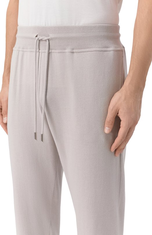 Хлопковые брюки Kiton UMK1051K318 Серый  UMK1051K318 Фото 5