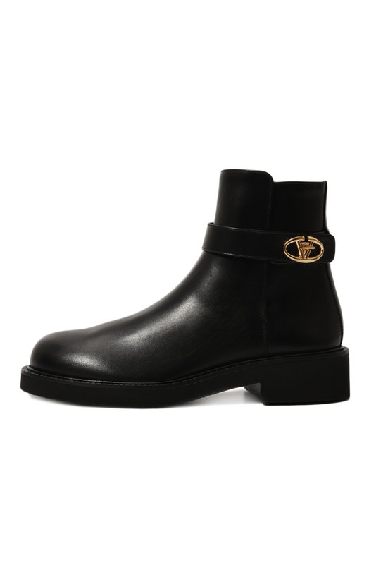 Кожаные полусапоги Vlogo Locker Valentino 5W2S0JS8/HJL Чёрный  5W2S0JS8/HJL Фото 4