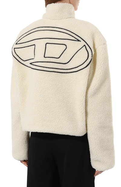 Куртка из экомеха DIESEL кремового цвета по цене 35400 руб., арт. A10525/0IJAW, фото 4 Куртка из экомеха DIESEL, арт. A10525/0IJAW, фото 4